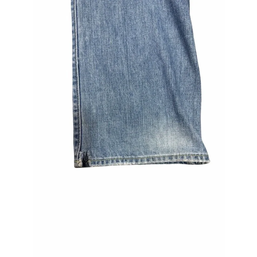 American Eagle Jeans Men's 33x34 (35x34) Original Straight Light Wash Y2K 2011